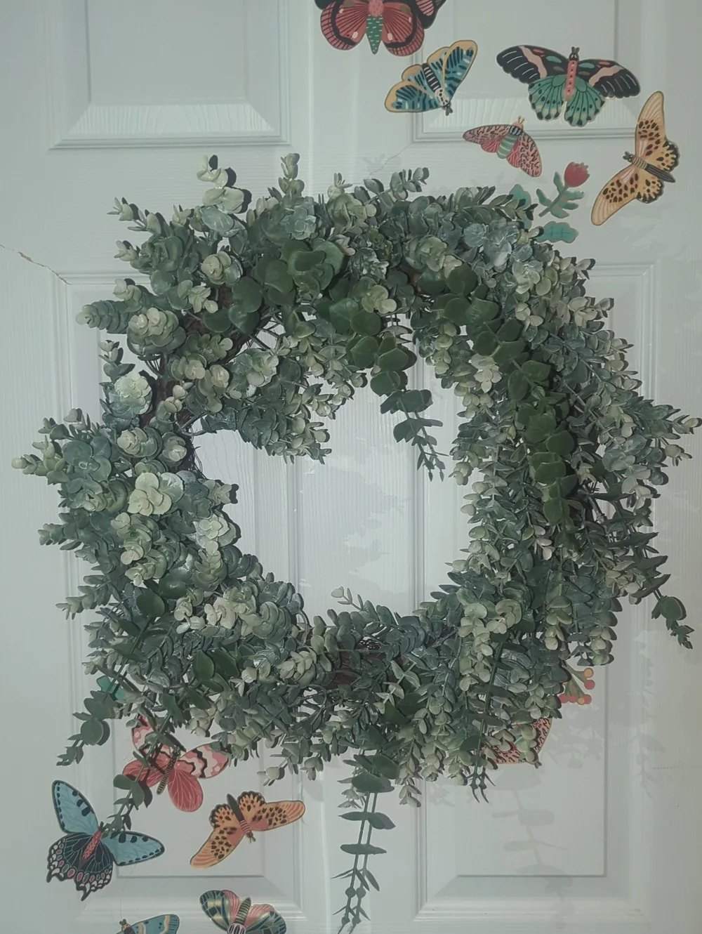 Faux Eucalyptus Sprig Wreath